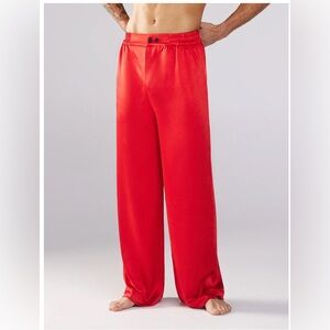 Savage Fenty Mens Red Satin Pants - NWT - Sz. XL